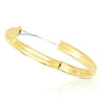 thumbnail image 2 of High Polished Hollow Bangle Bracelet in 14K Gold, 2 of 8