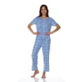 thumbnail image 3 of Flora Nikrooz 2 Piece Short Sleeve Capri PJ Set, 3 of 6