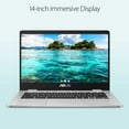 thumbnail image 3 of ASUS 14" Chromebook | Intel® Celeron® Processor | 4GB RAM | 64GB Storage | Chrome OS | 2-Year Warranty + 1-Year Accidental Damage Protection, 3 of 7