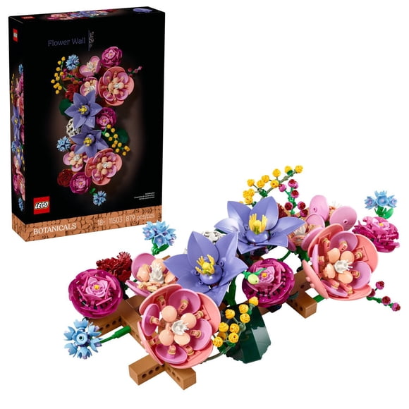 LEGO Botanicals Flower Wall Home Décor, 879 pc.