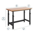 thumbnail image 11 of Seville Classics UltraHD 5-Piece Storage Cabinet System with Height Adjustable Workbench, 9' Wide, 11 of 16