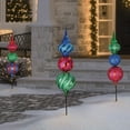 thumbnail image 3 of Member's Mark Jumbo Pre-Lit Shatterproof Ornament Stake Lights, Set of 3, 3 of 7
