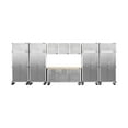 thumbnail image 1 of Seville Classics UltraHD 12-Piece Steel Garage Cabinet Storage Set with Rolling Workbench, 18 Feet Wide, 1 of 18