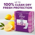 thumbnail image 3 of Poise Incontinence Pads for Women, Moderate Absorbency, Regular (252 ct.), 3 of 10