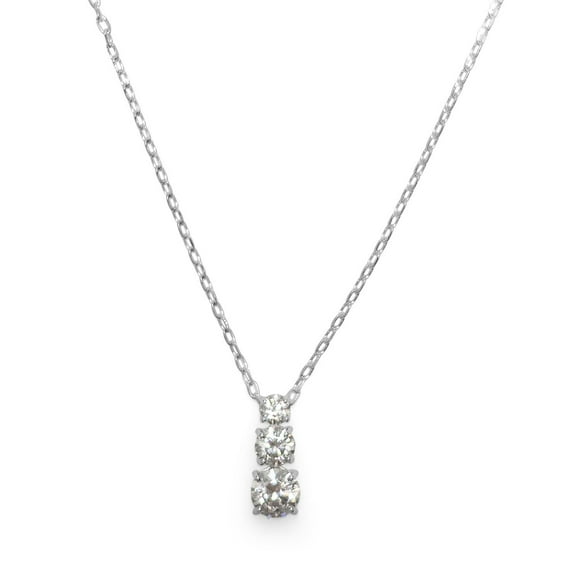 Swarovski Round Cut White Crystal Stilla Attract Pendant Necklace