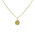 thumbnail image 2 of Saint Benedict Reversible Beaded Chain Pendant Necklace in 14K Gold, 2 of 5