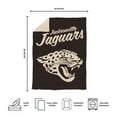 thumbnail image 5 of Logo Brands Jacksonville Jaguars Luxe Dreams Throw, 60" x 80", 5 of 6