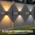 thumbnail image 5 of Westinghouse 4PK Solar Fence Lights, 5 of 10