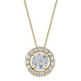 thumbnail image 2 of 1.96 CT. T.W. Diamond Earring and Pendant Set in 14K Gold, 2 of 9