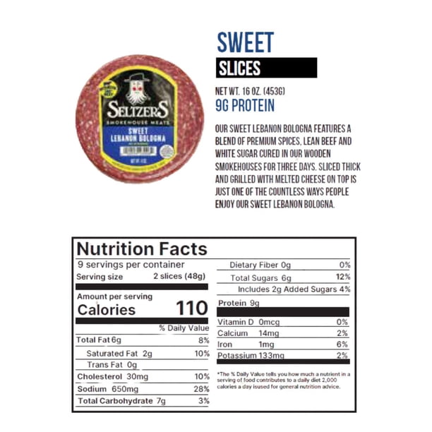 Seltzer's Beef Lebanon Bologna 16 oz., 2 ct. - Samsclub.com
