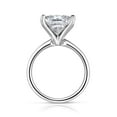 thumbnail image 4 of Lab Created Princess Cut Solitaire Diamond Ring, 4 of 8