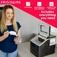 thumbnail image 10 of Frigidaire Ice Maker, Countertop Stainless Steel Ice Maker with Transparent Window, Clear Ice Cube Maker with 40 lbs. Capacity, Ice Maker Machine, 10 of 13