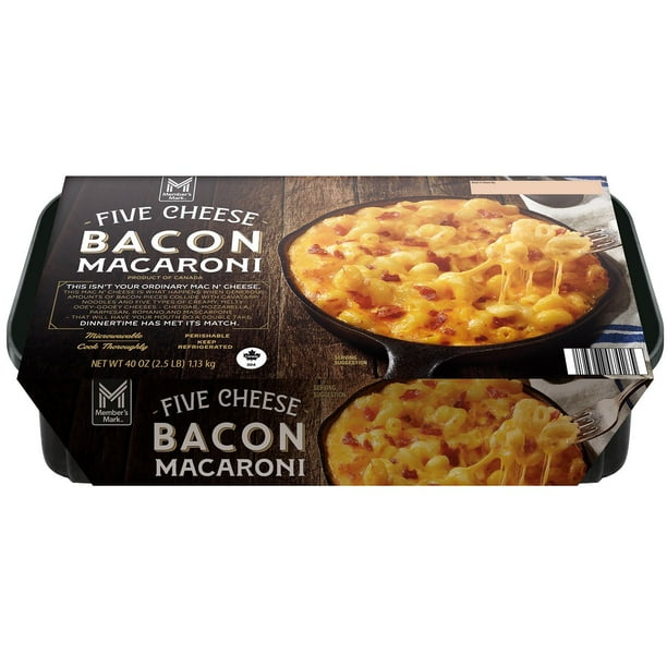 macaroni様 Member's Mark Five Cheese Bacon Macaroni 40 oz. - Samsclub.com