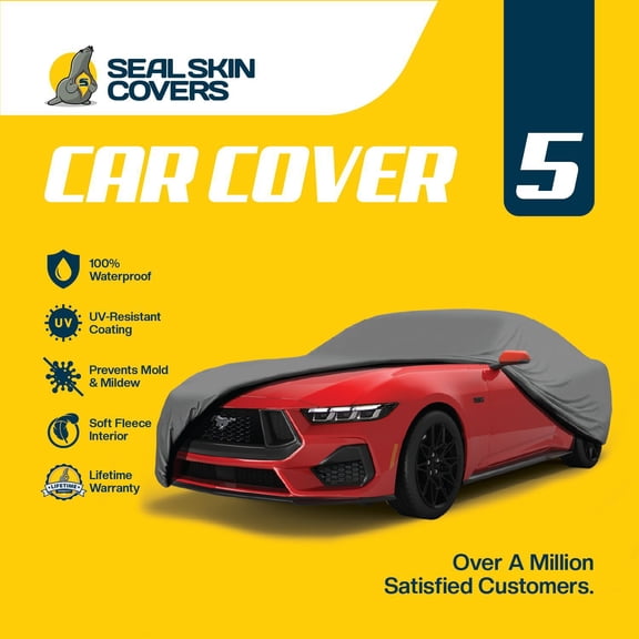 Seal Skin Covers Supreme Gray Waterproof All-Weather Car Cover