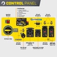 thumbnail image 7 of 10,000/7,750-Watt Electric Start Home Backup Portable Open Frame Inverter Generator with Quiet Technology and CO Shield, 7 of 14