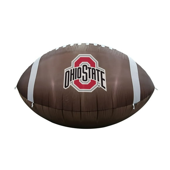 Logo Brands Ohio State Buckeyes Pre-Lit 10'x6' Inflatable Football