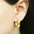 thumbnail image 3 of 14K Italian Gold 20mm Hoop Earrings, 3 of 4