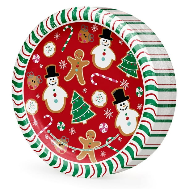 Member's Mark Holiday Paper Plates, 10