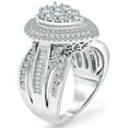 thumbnail image 3 of 1.95 CT. T.W. Round Cut Double Halo Diamond Ring in 14K Gold, 3 of 6