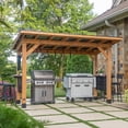 thumbnail image 1 of Backyard Discovery Briarton Grill Gazebo XL w/ Cantilever Roof, Choose Installation, 1 of 17