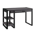 thumbnail image 2 of Urban Blend 48" Wood Computer Desk with Power Strip, Assorted Colors, 2 of 6