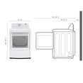 thumbnail image 3 of LG 7.3 cu. ft. Electric Dryer with Sensor Dry, 3 of 12