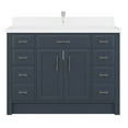 thumbnail image 1 of Studio Bathe Calais 48-inch Bathroom Vanity With Engineered Stone Countertop, 1 of 9