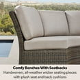thumbnail image 6 of Member's Mark Hampton Sectional Fire Set with Sunbrella Fabric, 5pc, 6 of 8