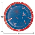 thumbnail image 2 of Member's Mark 4th of July Fireworks Fun Dinner Paper Plates, 10" (85 ct.), 2 of 5