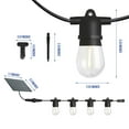thumbnail image 6 of Westinghouse 36' Solar Powered LED Vintage White String Light Set, 15 Bulbs with Remote Control, 6 of 6