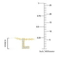 thumbnail image 3 of 0.25 CT. T.W. Round Cut Script Diamond Pendant Necklace in 14K Gold, 3 of 5