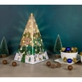 thumbnail image 1 of Swiss Milk Chocolate Truffles Holiday Light Up Pyramid Tin, 1 of 5