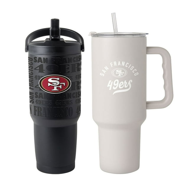 Logo Brands San Francisco 49ers Stainless Steel Tumbler Set