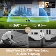 thumbnail image 3 of MOVA LiDAX Ultra 2000 Robot Lawn Mower with 4G for 0.5 Acre, No Wire No RTK+360° 3D LiDAR+AI Vision Auto Mapping, Zero-Edge Cutting, Cut Height 1.2"-3.9", 45% Slope, 150 Mowing Zones, Anti-Theft, 3 of 8