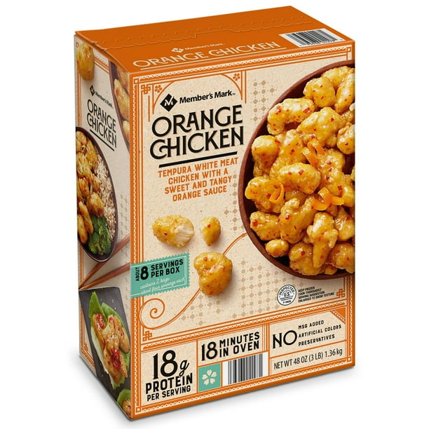 Member's Mark Tempura Orange Chicken, Frozen 48 oz. - Samsclub.com