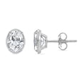 thumbnail image 2 of Lab Created Fancy Cut Diamond Stud Earrings in 14K Gold, 2 of 6