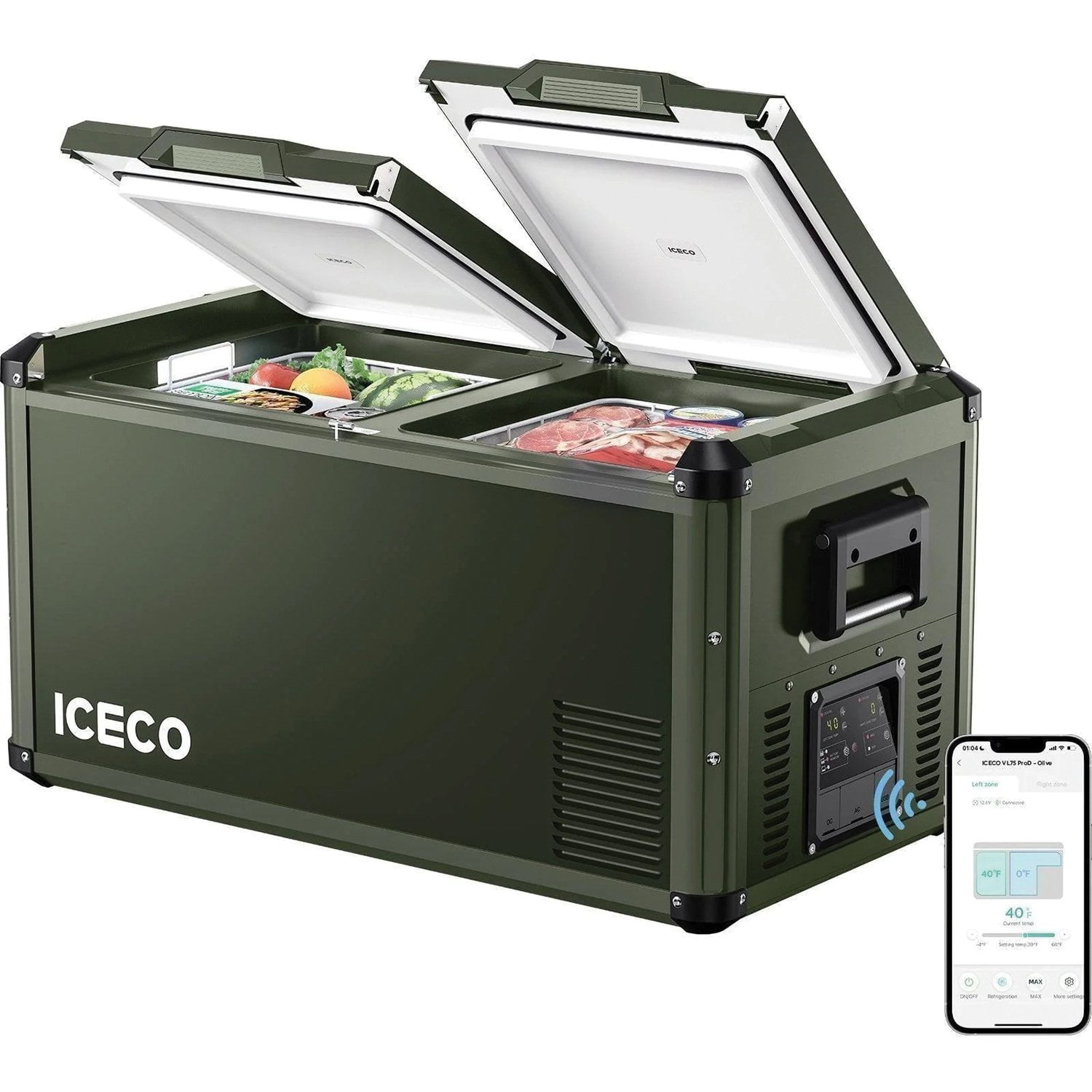 ICECO VL75Pro Dual Zone Portable Cooler 79QT - Samsclub.com