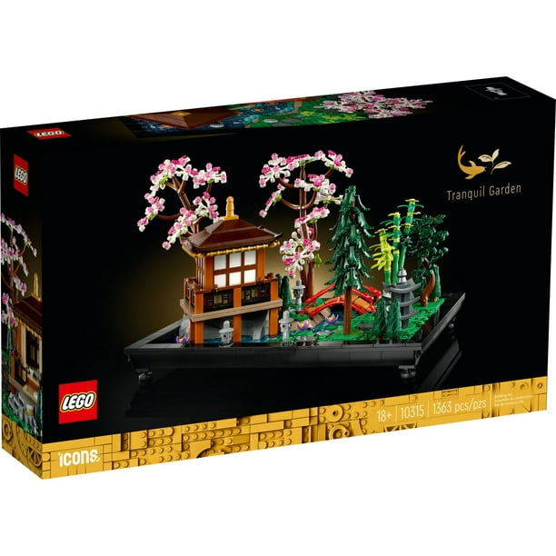 LEGO Icons Tranquil Garden 10315 Building Set, 1363 pcs