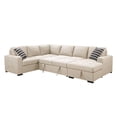 thumbnail image 7 of Dylan Stain-Resistant Fabric 6 Seat Storage Sectional With Pullout Bed, 7 of 10