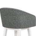 thumbnail image 20 of HH2 Home Upholstered Barrel Back Wood Adjustable Height Swivel Bar Stool, 20 of 20