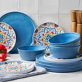 thumbnail image 1 of Member's Mark Bamboo Melamine 12-Piece Dinnerware Set, Choose Color, 1 of 7