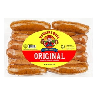 Kountry Boys Pork and Beef Smoked Sausage 2.5 lbs.