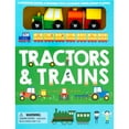 thumbnail image 1 of Tractors & Trains, Mixed Media, 1 of 4