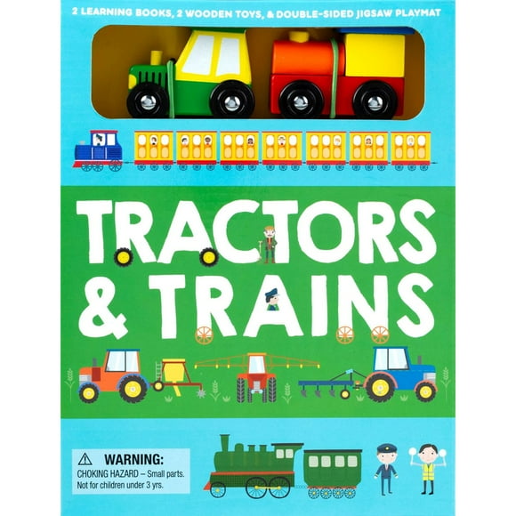 Tractors & Trains, Mixed Media