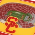 thumbnail image 3 of YouTheFan NCAA Football 3D Stadium View Coaster, 3 of 3
