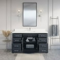 thumbnail image 5 of Studio Bathe Calais 60-inch Bathroom Vanity With Engineered Stone Countertop, 5 of 9