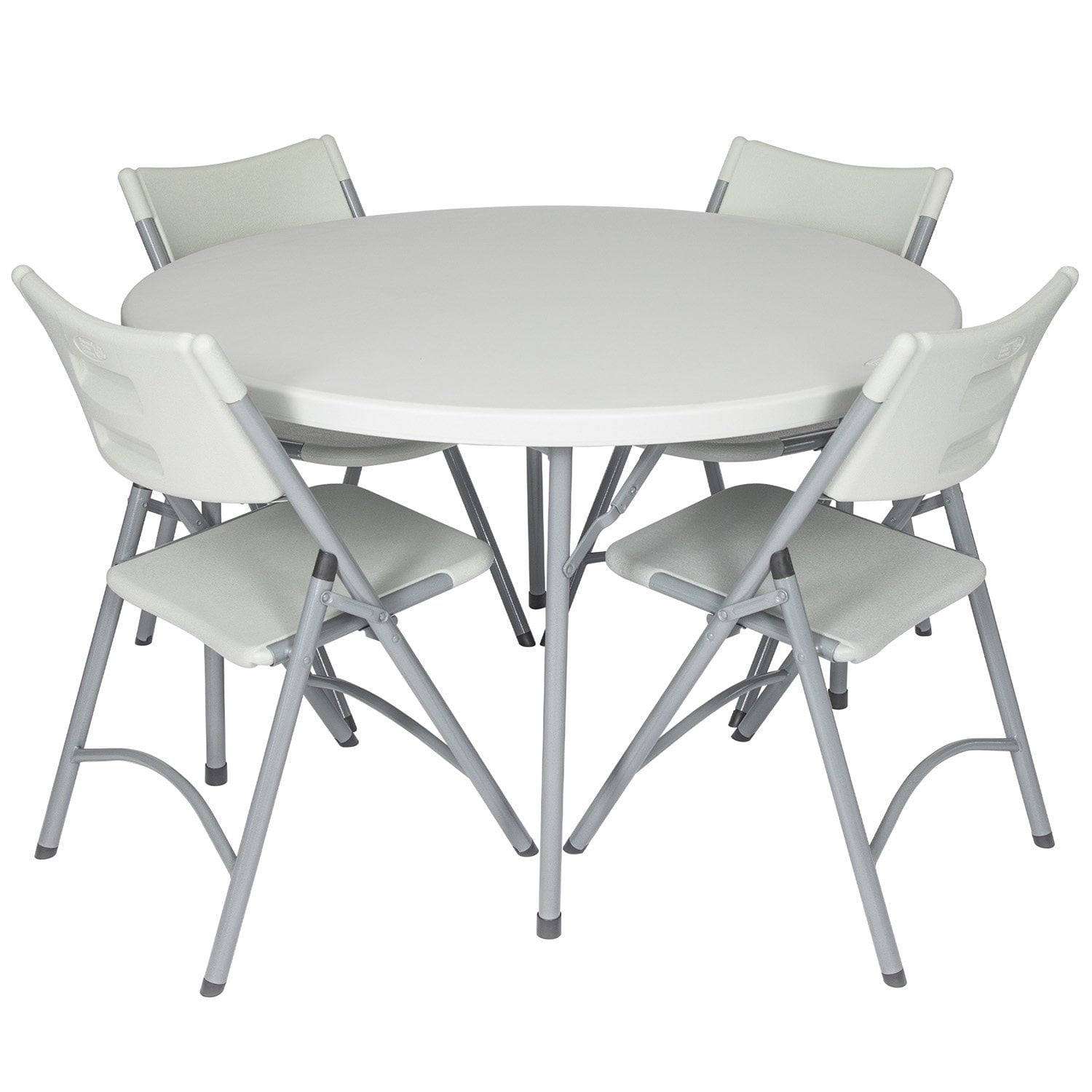 Hampden Furnishings Baldwin Collection Folding Table and Folding Chairs
