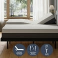 thumbnail image 3 of GhostBed InfraRest 12" Medium Foam Mattress and Adjustable Base Set, 3 of 8