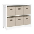 thumbnail image 1 of RiverRidge Horizontal Bookcase with 6 Bins, Assorted Shelf and Bin Colors, 1 of 6