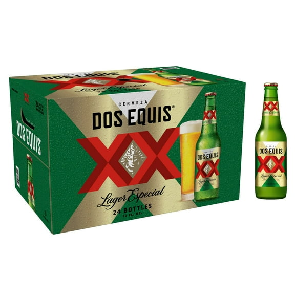 Dos Equis Mexican Lager Beer, 12 fl. oz. bottle, 24 pk.